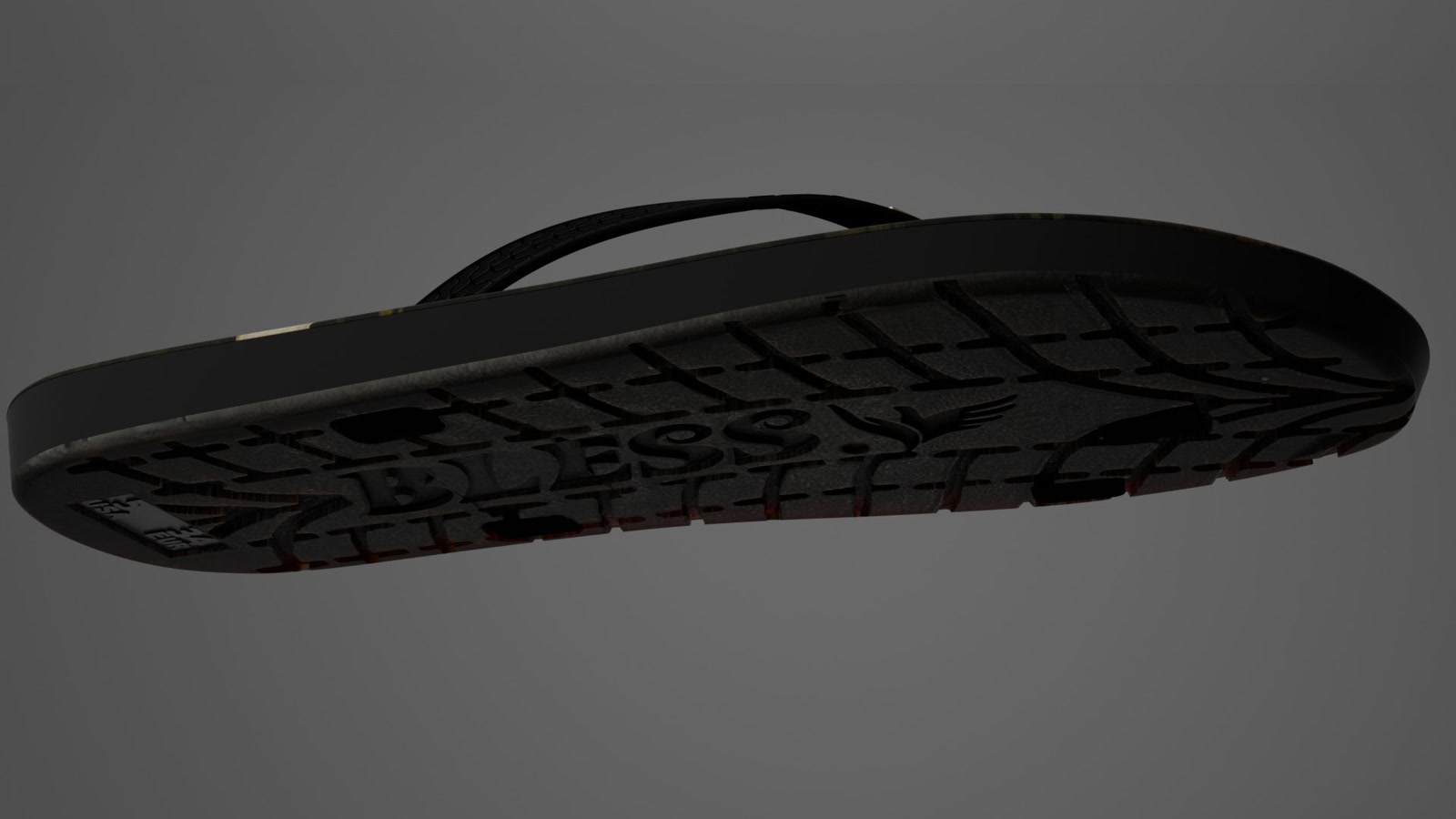 Render showing the profile silhouette of the sole.